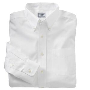 NWT L.L. Bean Cotton Button Down Dress Shirt